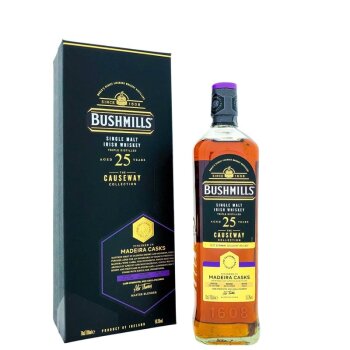 Bushmills 25 Years The Causeway Collection Madeira Cask + Box 700ml 50,3% Vol.