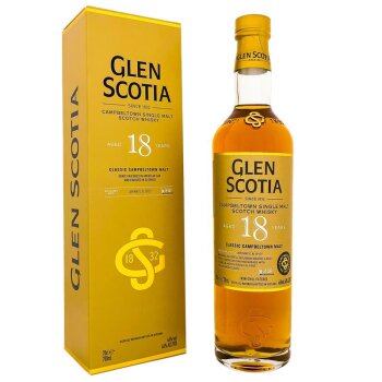 Glen Scotia 18 Years + Box 700ml 46% Vol.