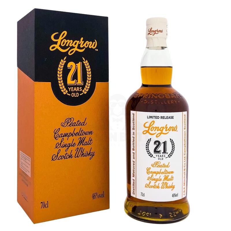 Longrow 21 Years Limited Release + Box 700ml 46% Vol., 399,99 €