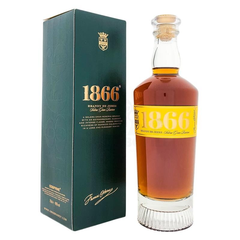 1866 Brandy de Jerez Solera Gran Reserva +Box 700ml 40% Vol., 38,69 €