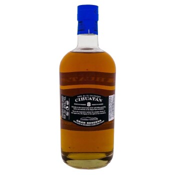 Cihuatan 8 Solera Gran Reserva Rum 700ml 40% Vol.