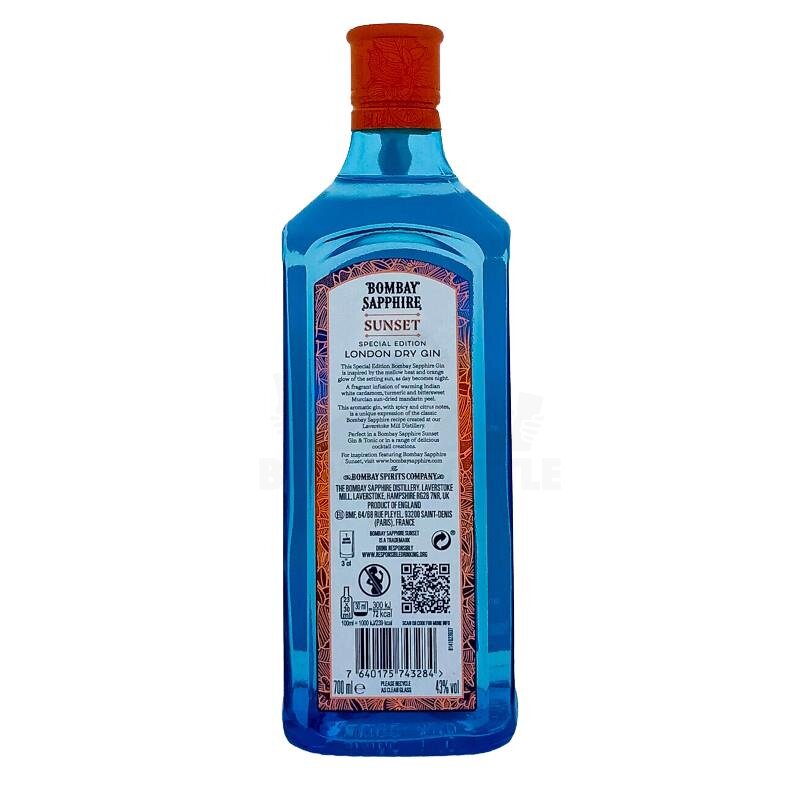 Bombay Sapphire Limited Edition Sunset 700ml 43 % Vol.