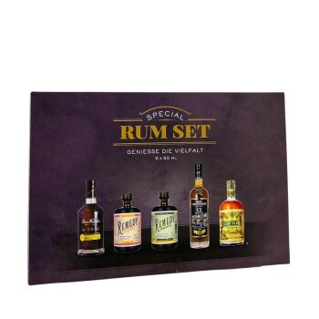 Special Rum Set - Genieße die Vielfalt - 5x50ml...