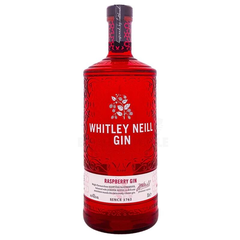 Whitley Neill Raspberry Gin 1000ml 43% Vol.