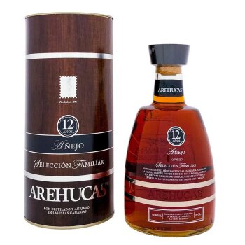 Arehucas Rum 12 Years + Box 700ml 40% Vol.