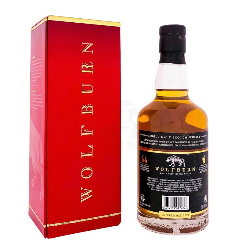 Wolfburn 10 Box 46% + Years 700ml 51,19 Casks Sherry € Vol