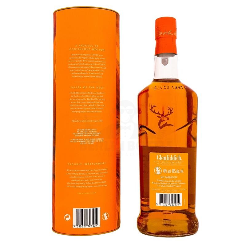 Glenfiddich Perpetual Collection Vat 01 Smooth & Mellow + Box 1000ml 4,  49,59 €