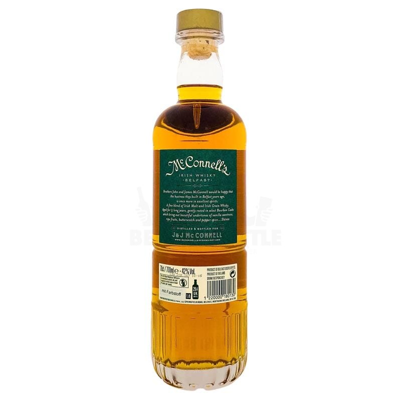 McConnells Irish Whisky 5 Years 700ml 42% Vol., 37,69 €
