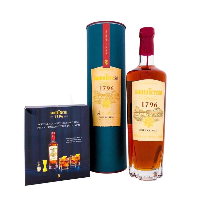 Santa Teresa 1796 Rum Old Fashioned Pack 700ml + 20ml 40% Vol.