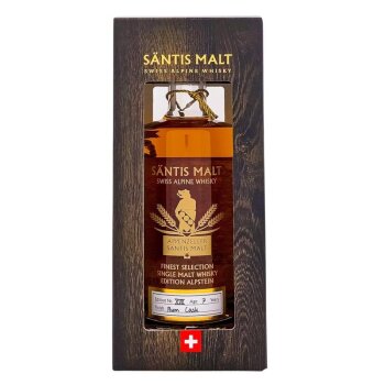 Säntis Malt Alpstein XVII Rum Cask Finish + Box 500ml 48% Vol.
