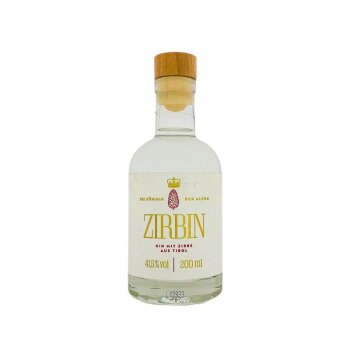 Zirbin Gin 200ml 41,5% Vol.