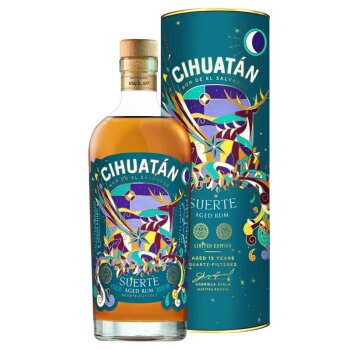 Cihuatan Suerte Rum 15 Years + Box 700ml 40% Vol.