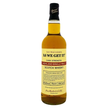 As we get it Highland Single Malt Scotch Whisky 700ml 60,6% Vol.