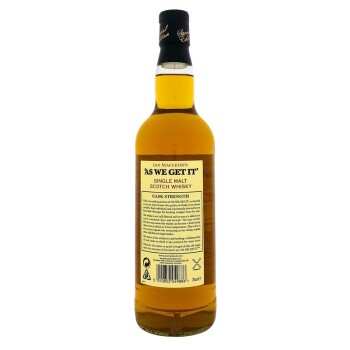 As we get it Highland Single Malt Scotch Whisky 700ml...