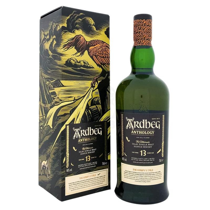 Ardbeg Anthology 13 Year Old, The Harpy's Tale, Islay Single Malt Scotch  Whisky
