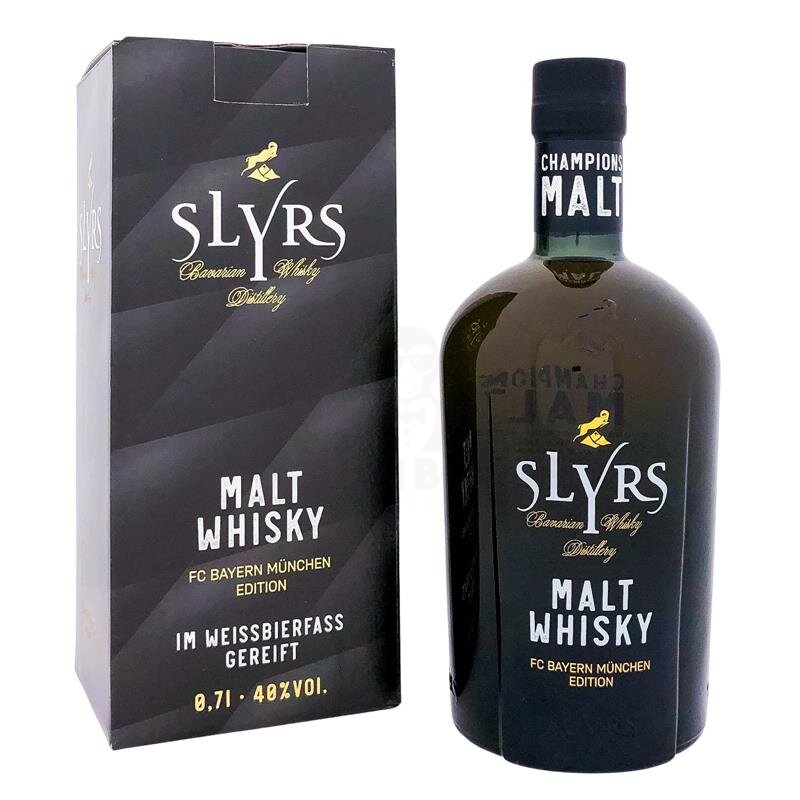 Slyrs Champions Malt Whisky FC Bayern Edition + Box 700ml 40% Vol.