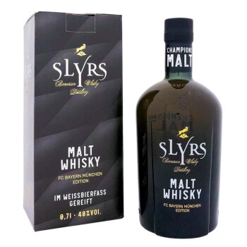 Slyrs Champions Malt Whisky FC Bayern Edition + Box 700ml...