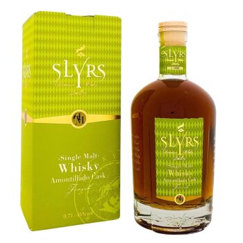 Slyrs Single Malt Whisky Amontillado Cask Finish + Box...