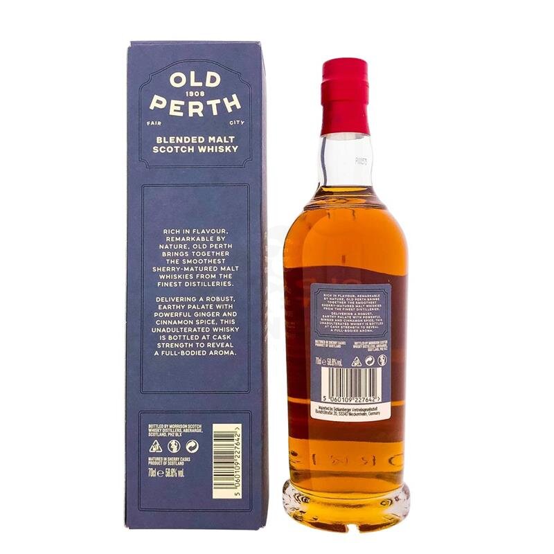 Old Perth Blended Malt Scotch Whisky Cask Strength + Box 700ml 58,6% Vol.
