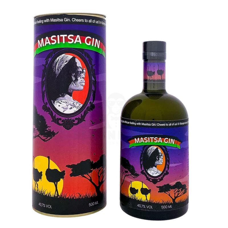 Masitsa Gin Edition #2 + Box 500ml 40,7% Vol., 29,89 €