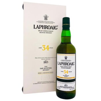 Laphroaig 34 Years Ian Hunter Edition No. 5 + Box 700ml...