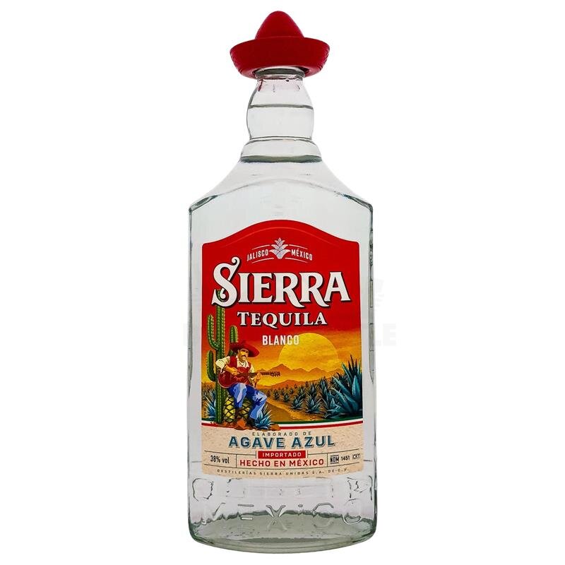 Sierra Tequila Blanco 1000ml 38% Vol.