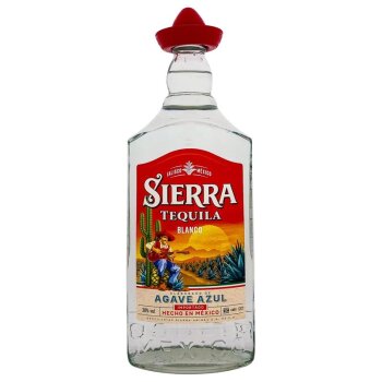 Sierra Tequila Blanco 1000ml 38% Vol.