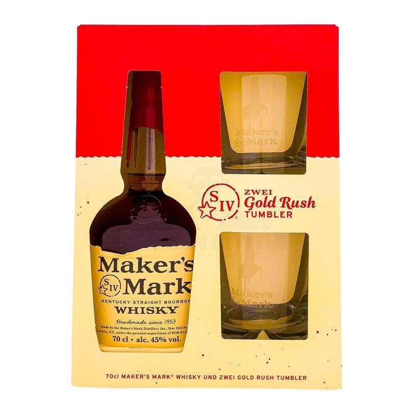 Makers Mark Kentucky Bourbon Limited Box 2023 + 2 Gläser 700ml 45% Vol.