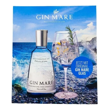 Gin Mare + Box mit Glas Edition 2023 700ml 42,7% Vol.