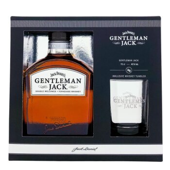 Jack Daniels Gentleman Jack + Box mit Glas 700ml 40% Vol.