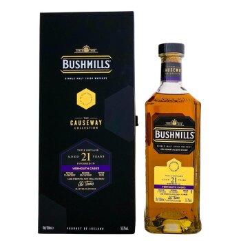 Bushmills 21 Years Vermouth Cask Finish The Causeway Collection + Box 700ml 50,7% Vol.