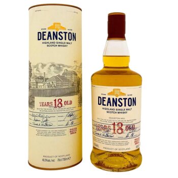 Deanston 18 Years Bourbon Cask + Box 700ml 46,3% Vol.