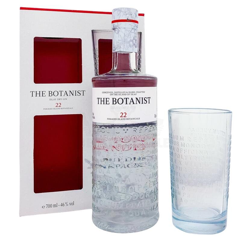 Islay mit Dry 700ml 32,89 € - in Gin Glas Exquisite Box Aromen, Botanist