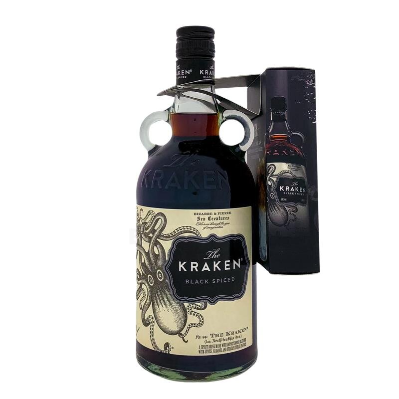 € 700ml Einzigartiger Rum Geschmack, Black Spiced Kraken 17,29 -