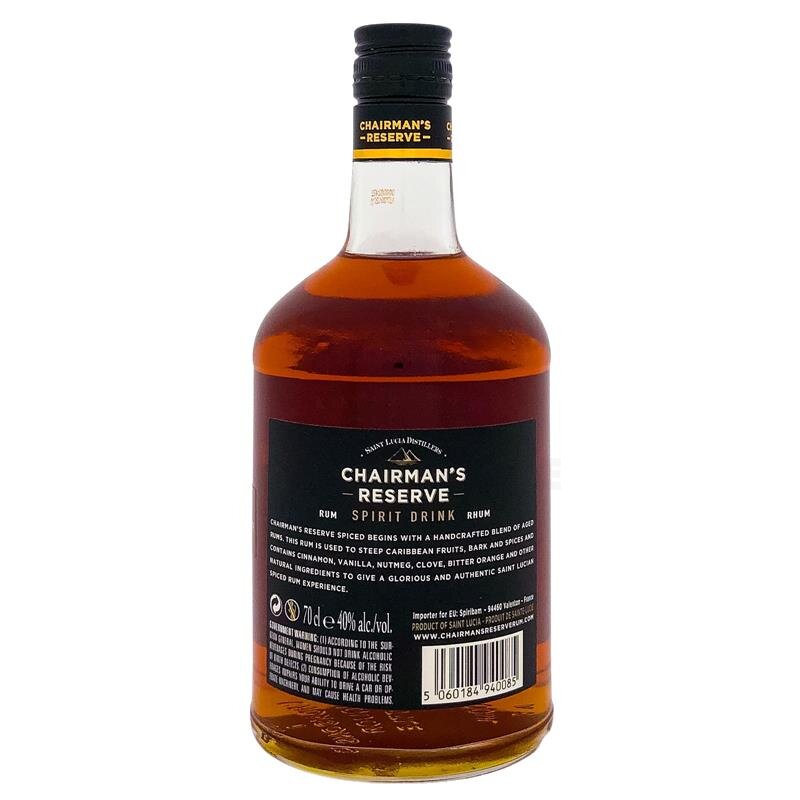 Chairmans Reserve Spiced 700ml 40% Vol.