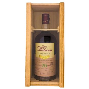 Rum Malecon Rare Proof 20 Years + Holzbox700ml 48,4% Vol.