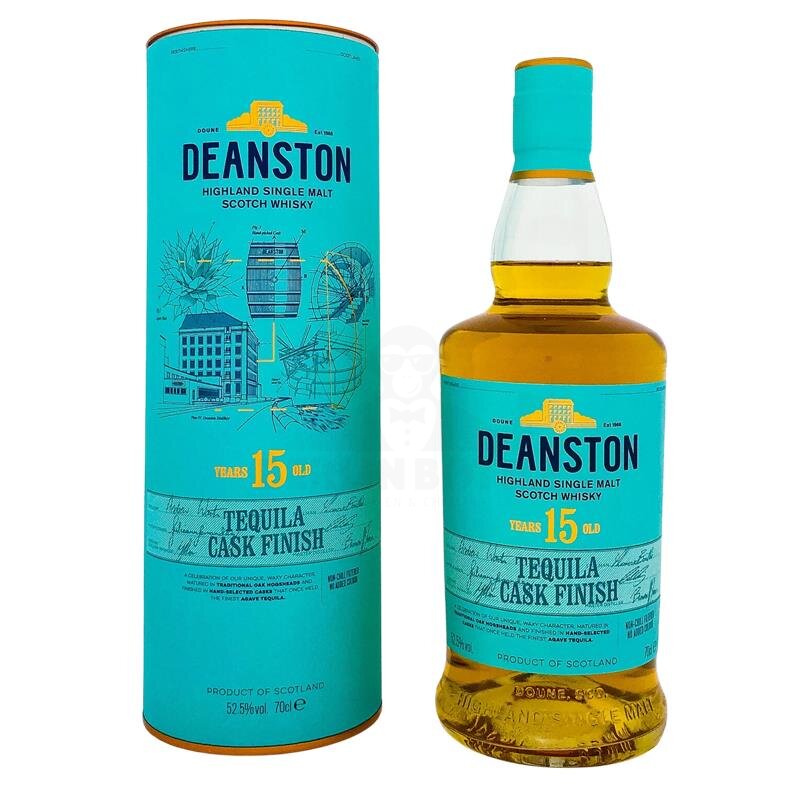 Deanston 15 Years Tequilan Cask + Box 700ml 52,9% Vol.