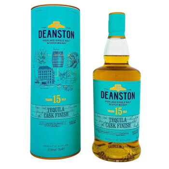 Deanston 15 Years Tequilan Cask + Box 700ml 52,9% Vol.