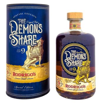 The Demons Share 9 Years Rodrigos Reserve + Box 700ml 40% Vol.