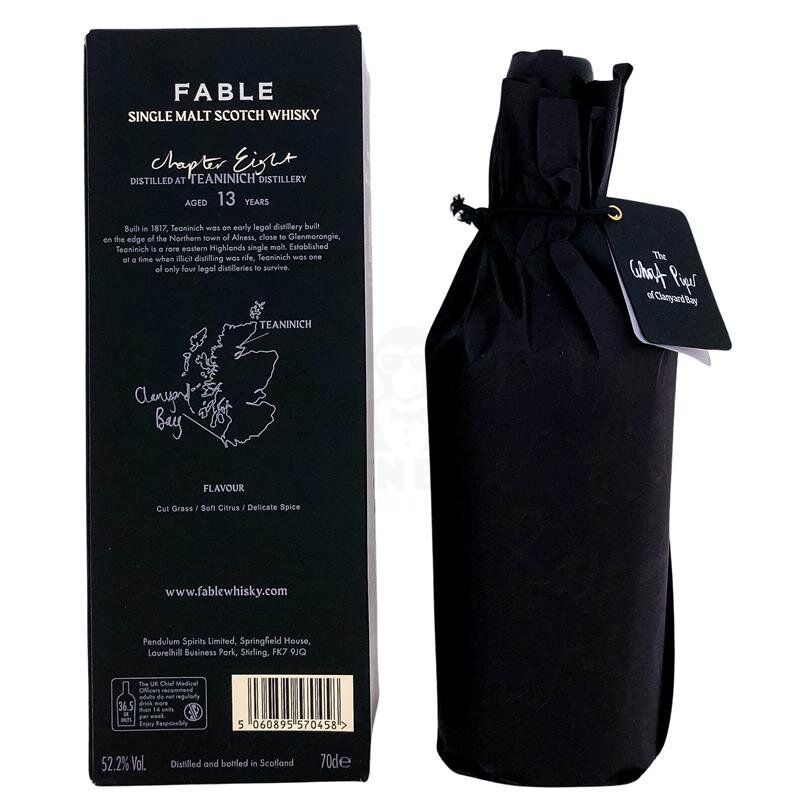 Fable Single Malt Chapter 8 Teaninich 13 Years + Box 700ml 52,2% Vol.