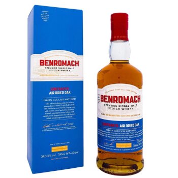 Benromach Contrasts: Air Dried Oak 2012 + Box 700ml 46% Vol.