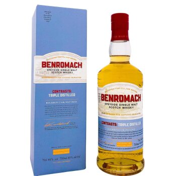 Benromach Contrasts: Triple Distilled + Box 700ml 46% Vol.