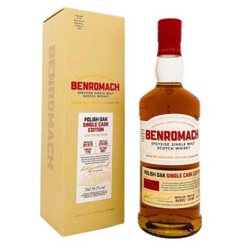 Benromach Single Cask 12 Years Polish Oak + Box 700ml 59,2% Vol.