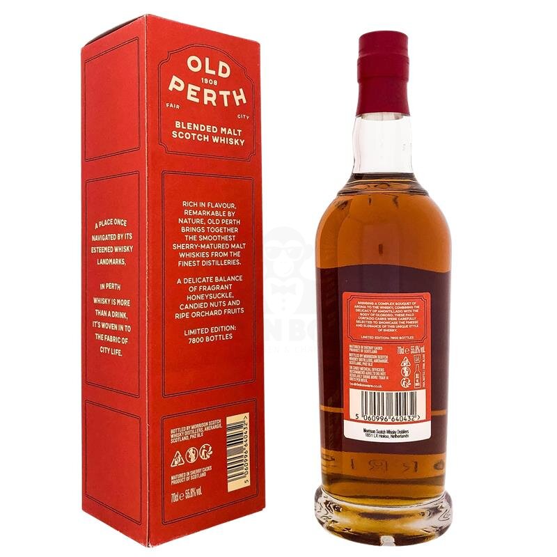 Old Perth Blended Malt Scotch Whisky Ltd. Edition Palo Cortado + Box 700ml 55,8% Vol.