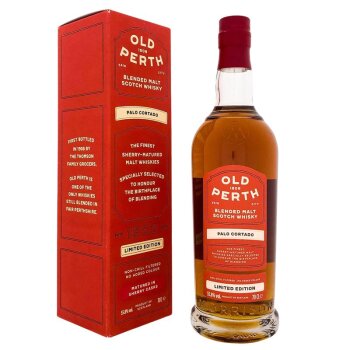 Old Perth Blended Malt Scotch Whisky Ltd. Edition Palo Cortado + Box 700ml 55,8% Vol.