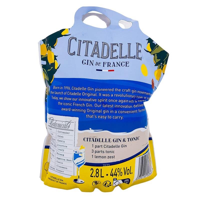 Citadelle Gin in Bag 2800ml 44% Vol.