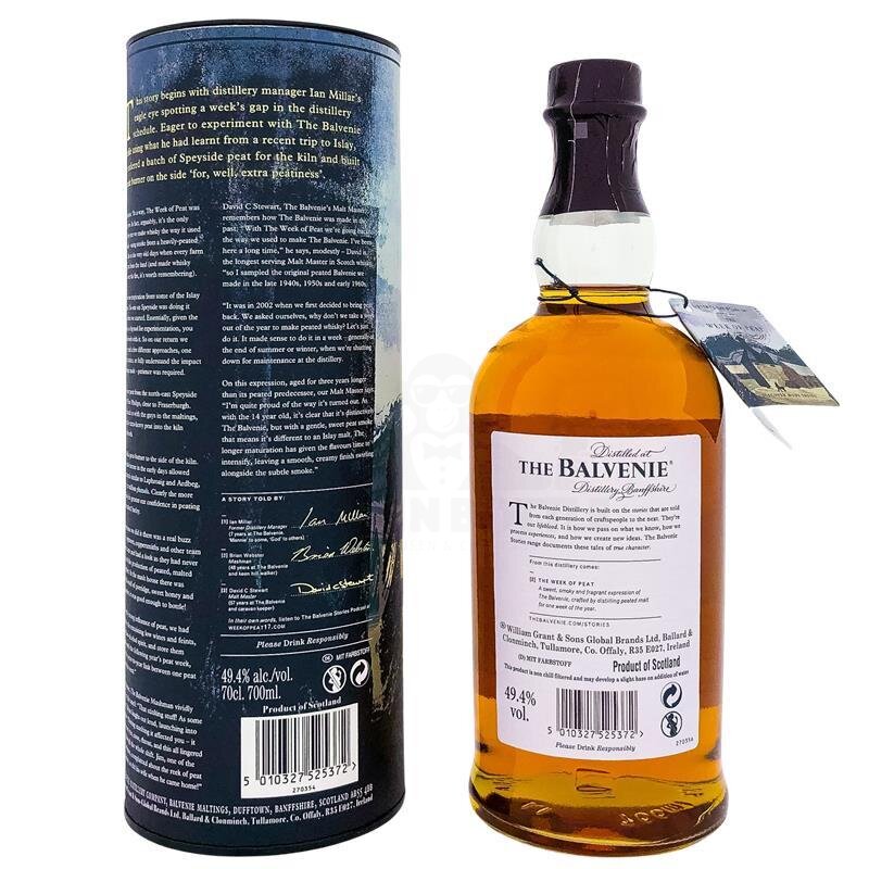 Balvenie 17 Years Week of Peat + Box 700ml 49,4% Vol.