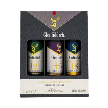 Glenfiddich Mini Set (12/15/18) 3 x 50ml 40% Vol.