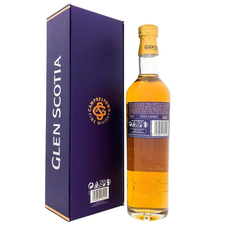 Glen Scotia 21 Years + Box 700ml 46% Vol.