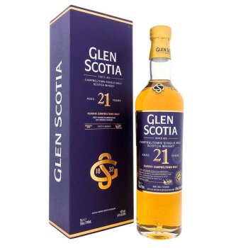 Glen Scotia 21 Years + Box 700ml 46% Vol.